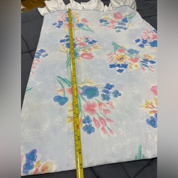 Cottage-Core ruffle pillow sham floral print *standard size - Picture 7 of 9